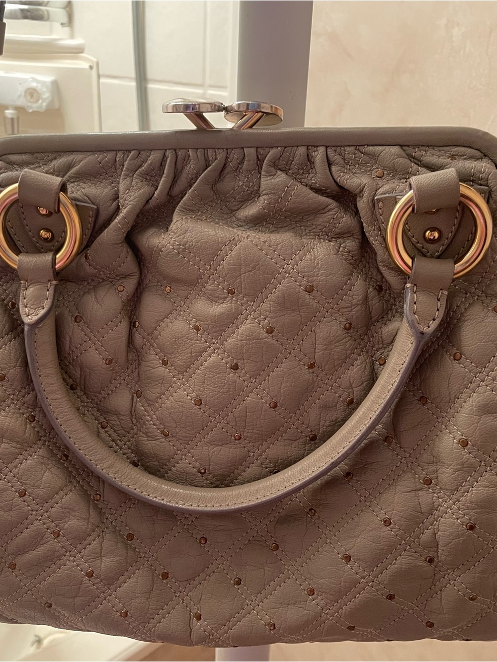 Marc Jacobs Stardust Cecilia Studded Satchel